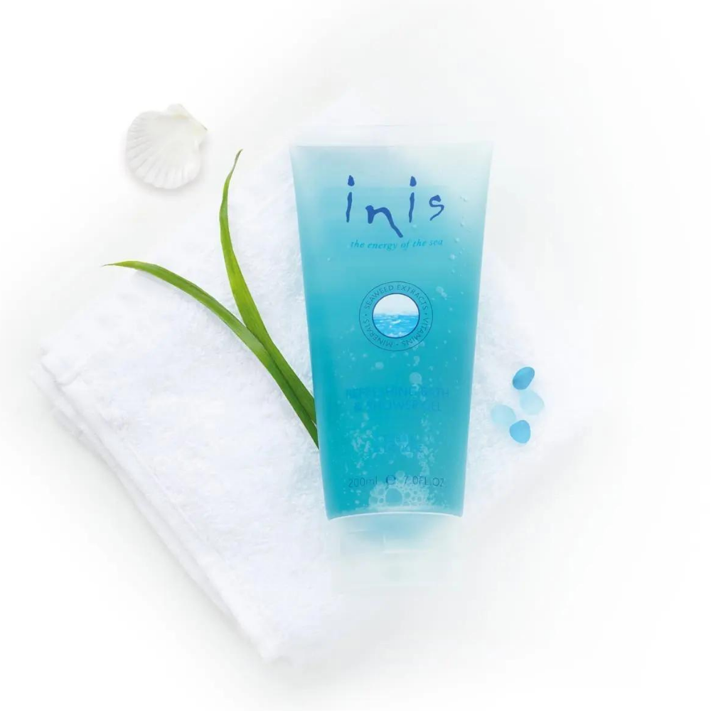 Inis Refreshing Bath & Shower Gel stockist Frankie Creith Art