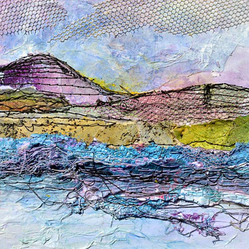 Irish Landscape River Box Framed Print detailed view