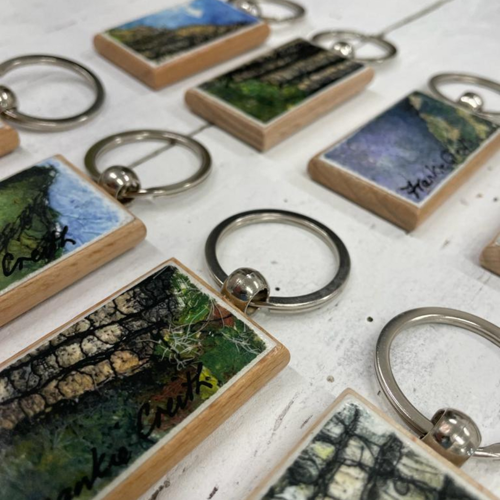 Hand Embellished Keyrings by Frankie Creith