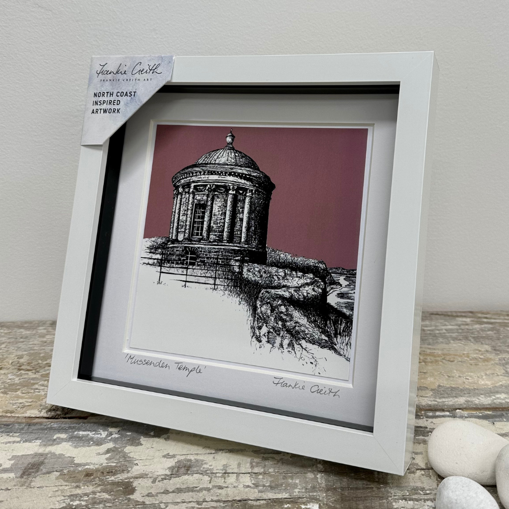 Mussenden Temple Box Framed Print side view