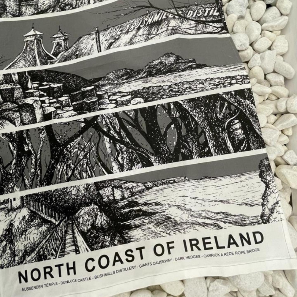 North Coast Tea Towel detailed view