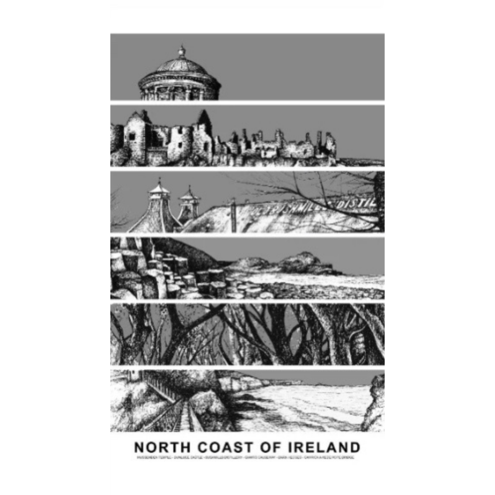 North Coast Tea Towel by Frankie Creith