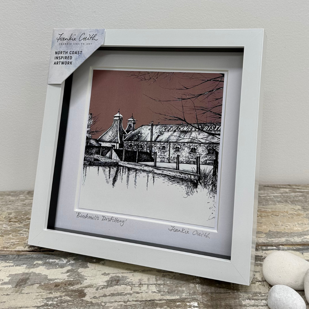 Old Bushmills Distillery Box Framed Print side view