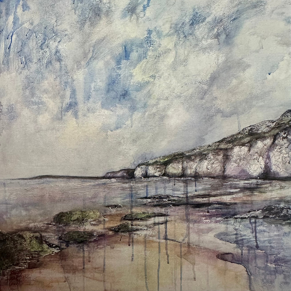 Purple Whiterocks Box Framed Print detailed view