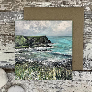 Runkerry Head Greeting Card by Frankie Creith