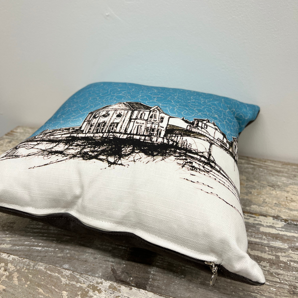 Stitched Portrush Arcadia Cushion side view